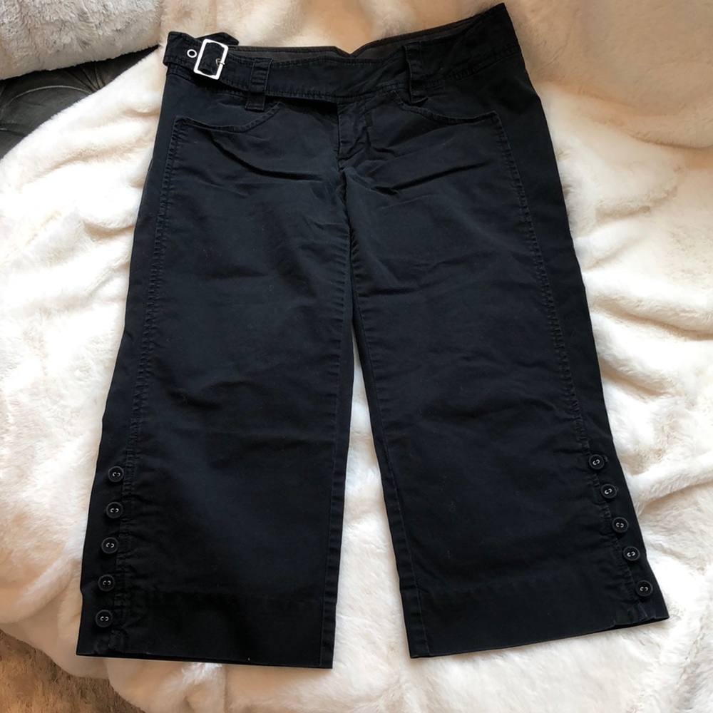 Plus Fours from Anthropologie Black Capri Pants